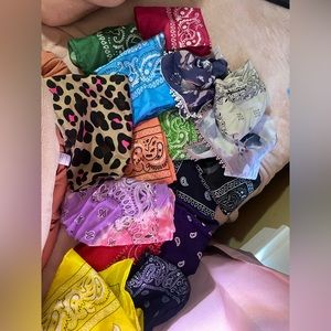 15 Hair Scarves/Bandanas